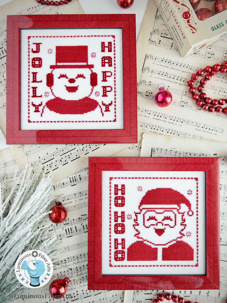 A Vintage Little Christmas - Luminous Fiber Arts [Nashville 2025 Release] - Cross Stitch Pattern