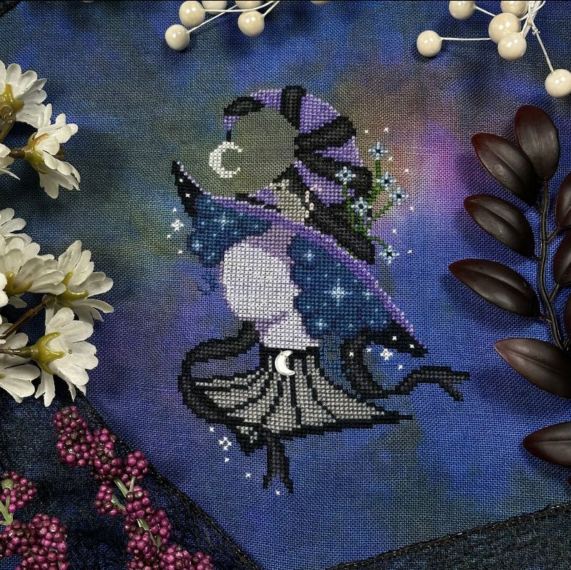 Moon Witch - The Stitch Crypt - Cross Stitch Pattern [Needlework Marketplace 2025]