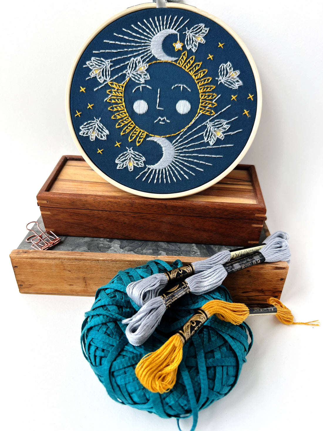 Moonglow Embroidery Kit - Rikrack