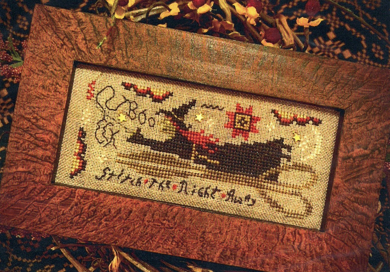 Stitch the Night Away (Country Spirits Collection) - Homespun Elegance - Cross Stitch Pattern