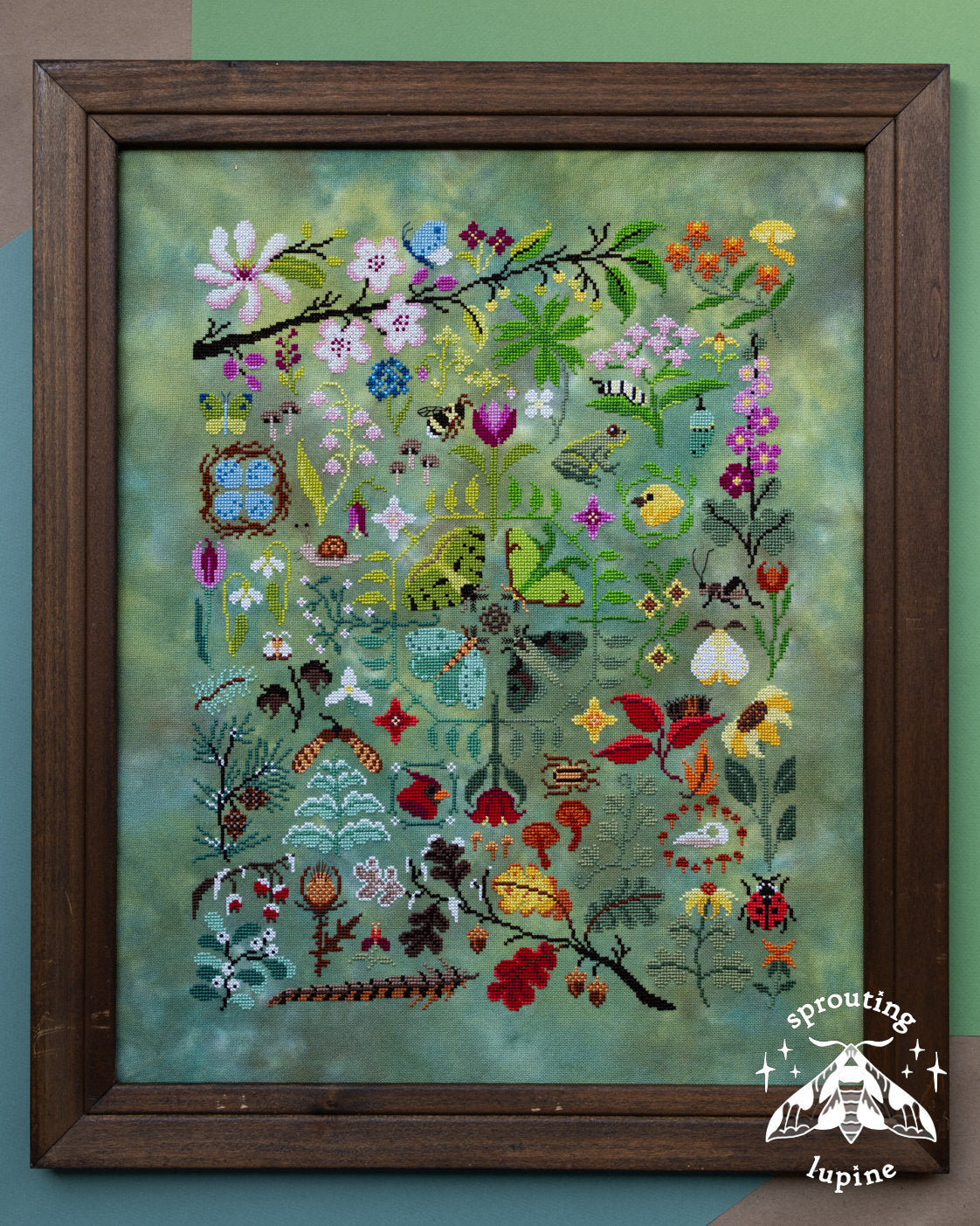 Nature's Journey - Sprouting Lupine - Cross Stitch Pattern [Needlework Marketplace 2026]