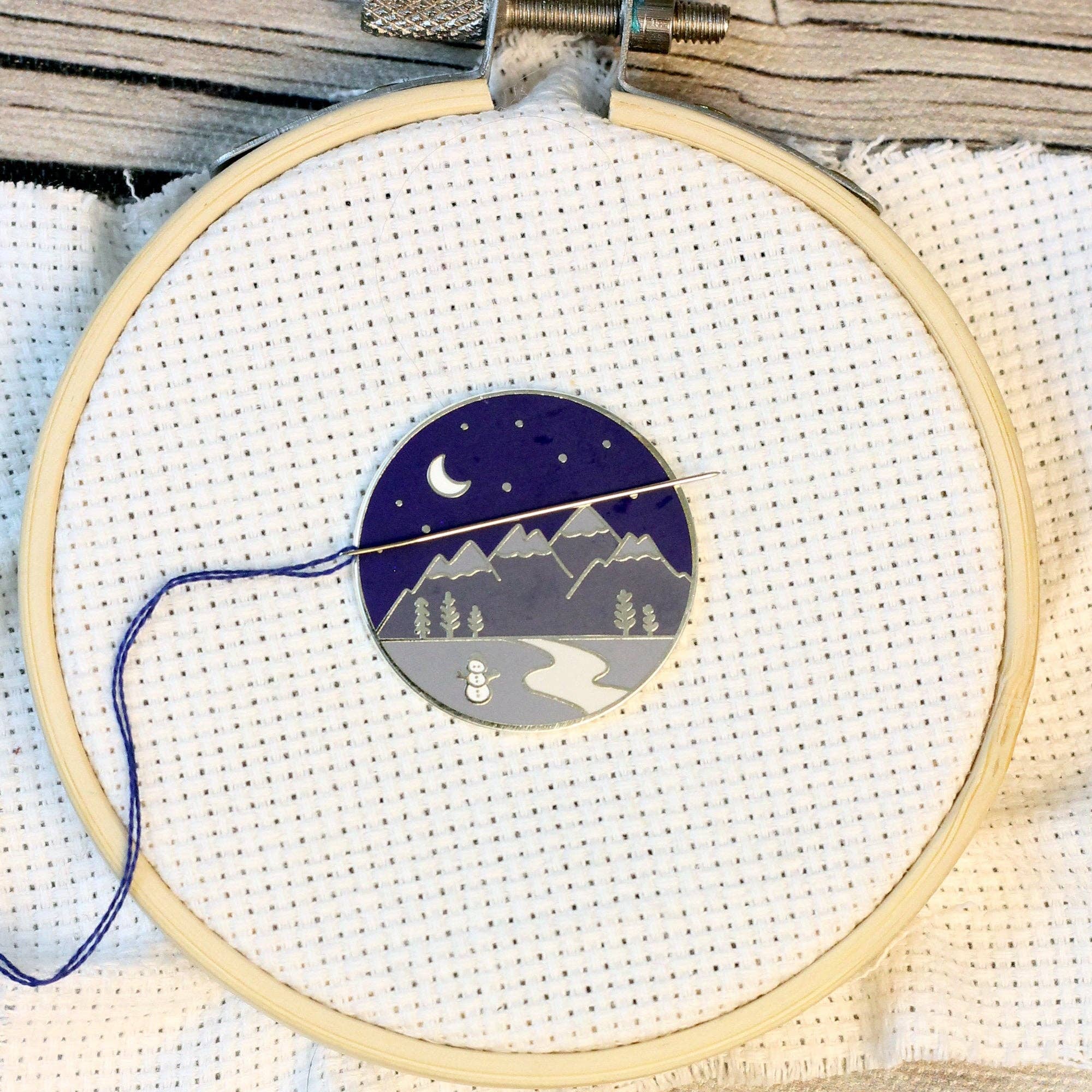 Winter Needle Minder - The Snarky Crafter - Stitch Box Vault