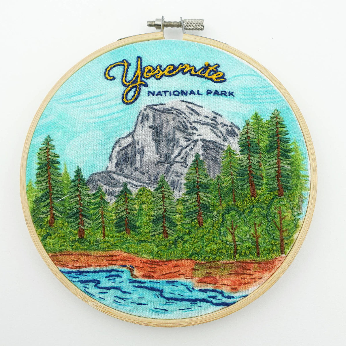 Yosemite National Park Hand Embroidery Craft Kit