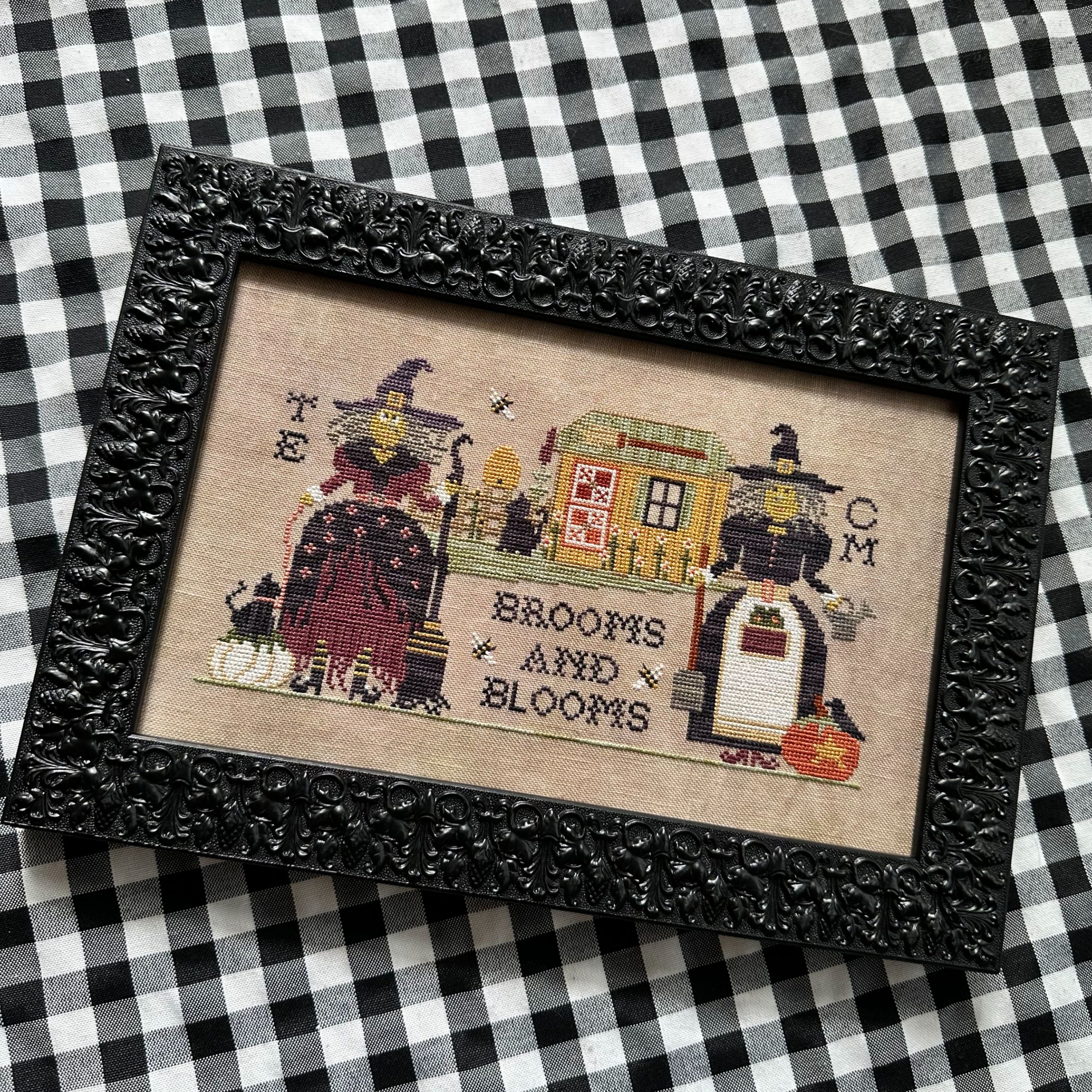 Brooms and Blooms - Finally a Farmgirl - Cross Stitch Pattern [Nashville 2024 Exclusive]