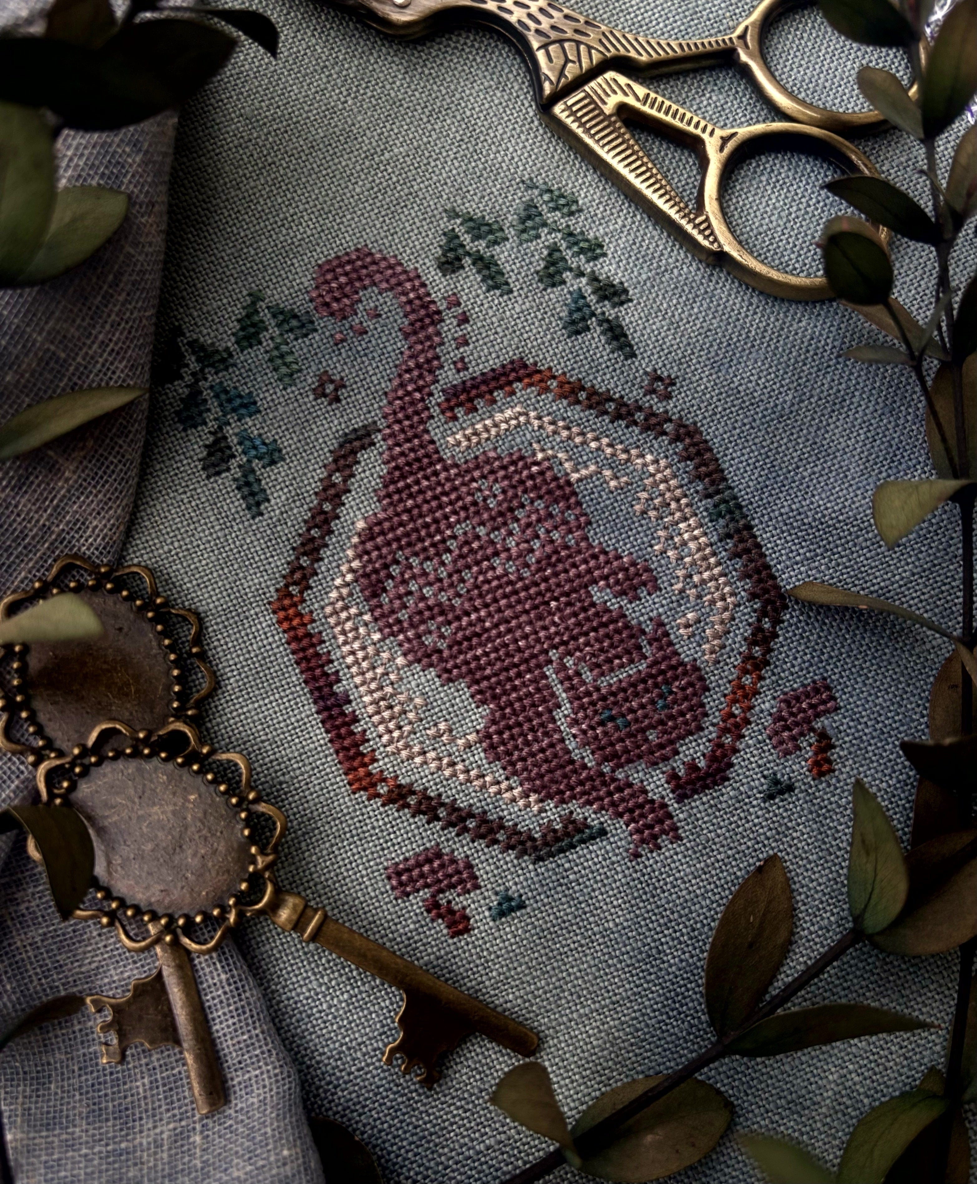 The Night Prowler - Quaternion Creations - Cross Stitch Pattern [Needlework Marketplace 2026]