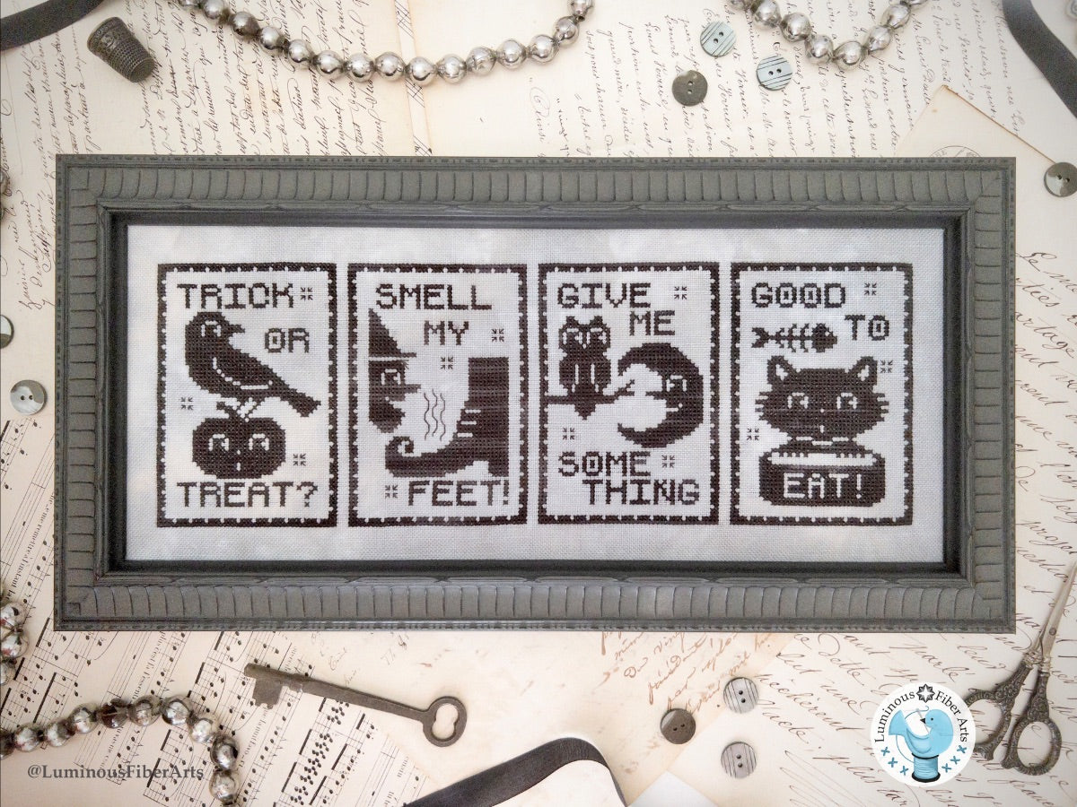 Trick or Treat - Luminous Fiber Arts [Nashville 2025 Release] - Cross Stitch Pattern