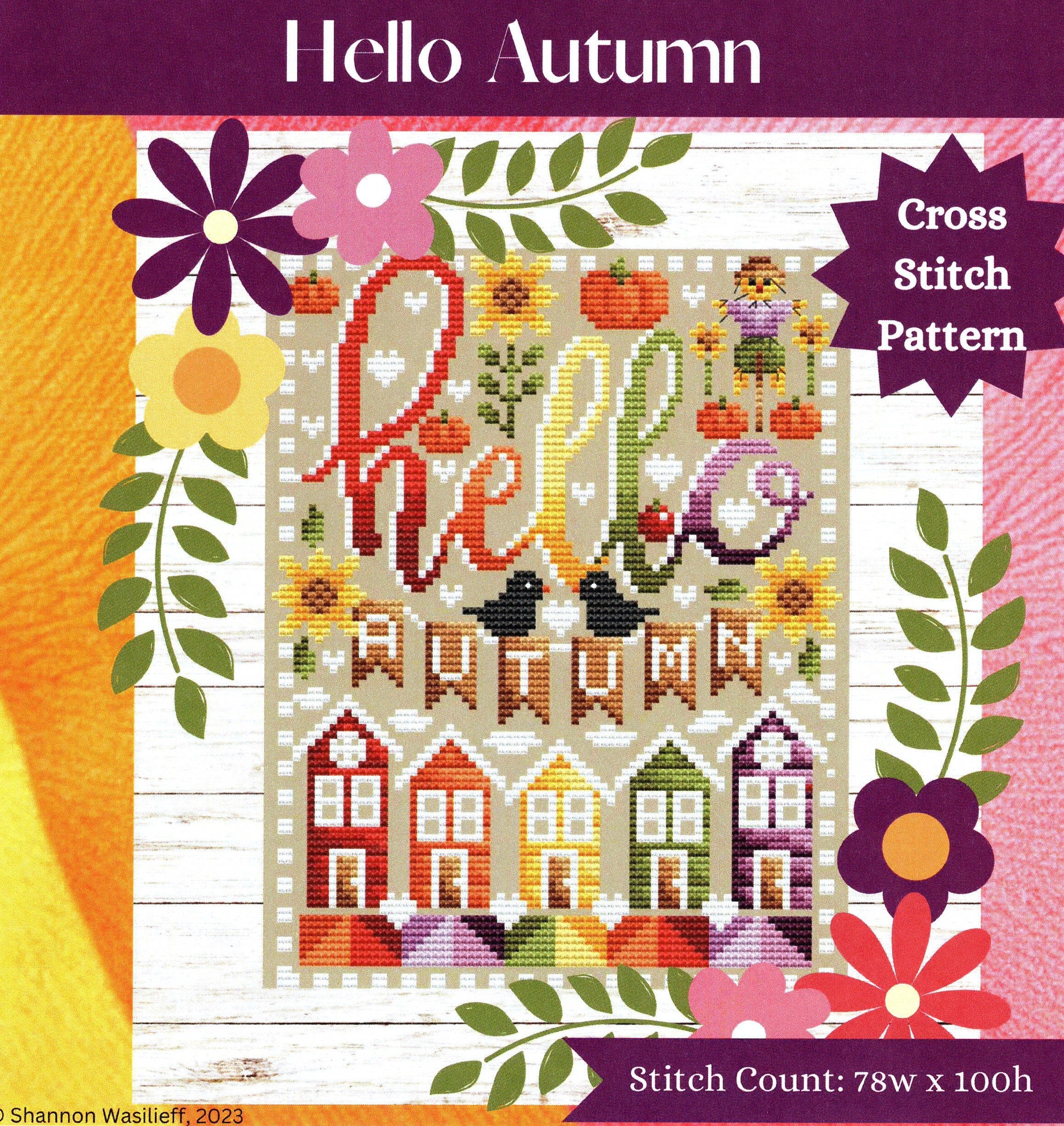 Hello Autumn - Shannon Christine Designs - Cross Stitch Pattern – The ...