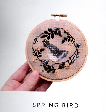 Spring Bird - Junebug & Darlin - Cross Stitch Kit