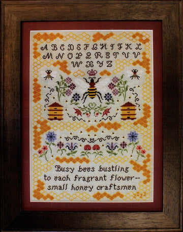 The Honey Craftsmen Sampler - Stitchy Prose - Cross Stitch Pattern