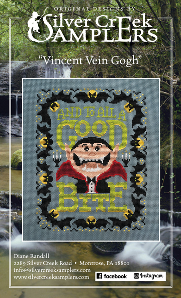 Vincent Vein Gogh - Silver Creek Samplers - Cross Stitch Pattern [Needlework Marketplace 2023 Exclusive]