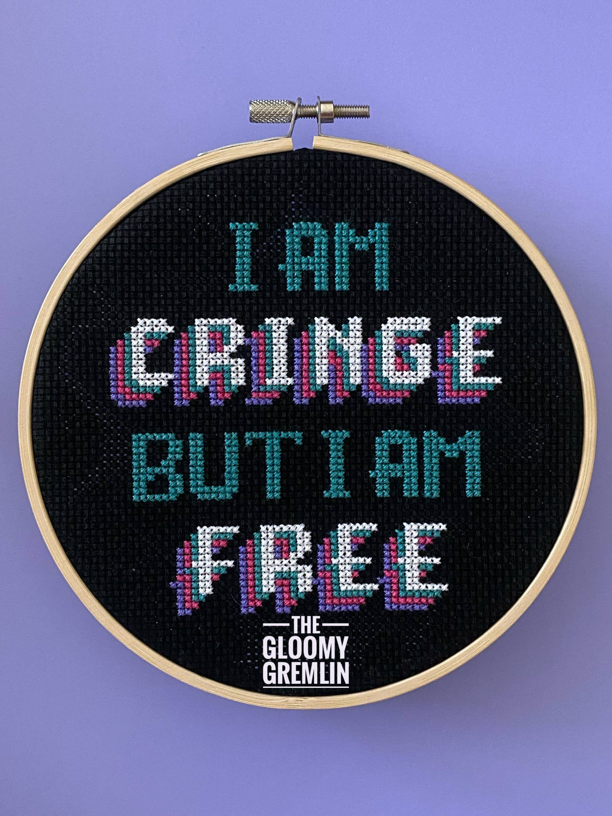Cringe But Free Cross Stitch Kit - The Gloomy Gremlin