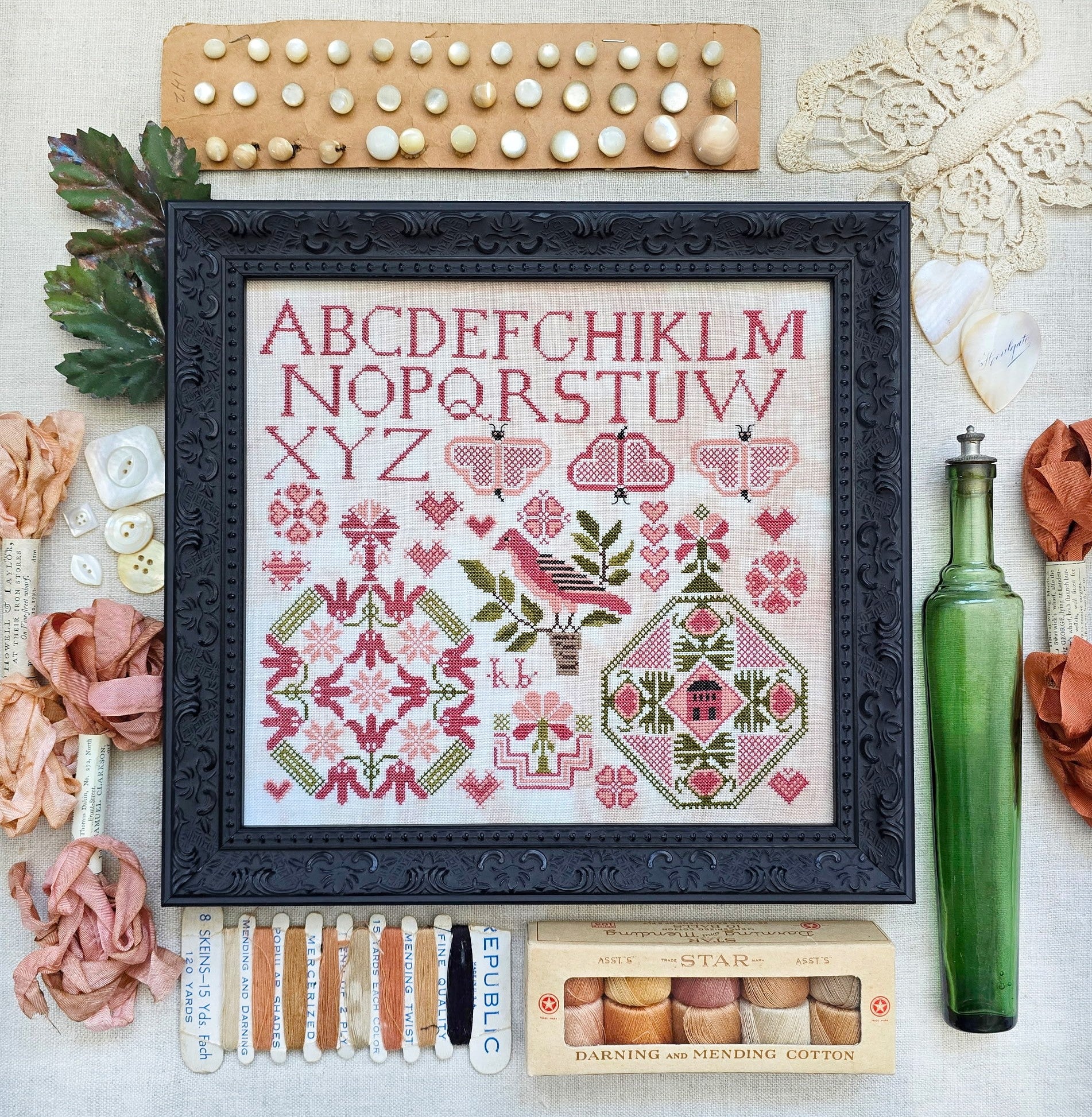 Quaker Hearts - Kathy Barrick - Cross Stitch Pattern [Nashville 2026]