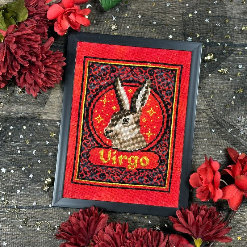 Zodiac Virgo - The Stitch Crypt - Cross Stitch Pattern [Needlework Marketplace 2025]