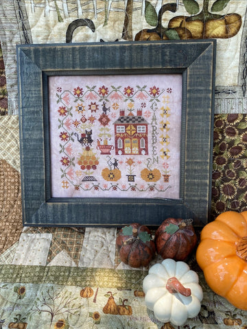 Autumn Garden at Cranberry Manor - Pansy Patch Quilts & Stitchery - Cross Stitch Pattern [Needlework Marketplace 2023 Exclusive]