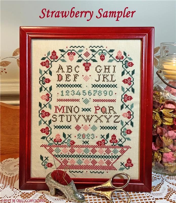 Strawberry Sampler - The Calico Confectionery - Cross Stitch Pattern