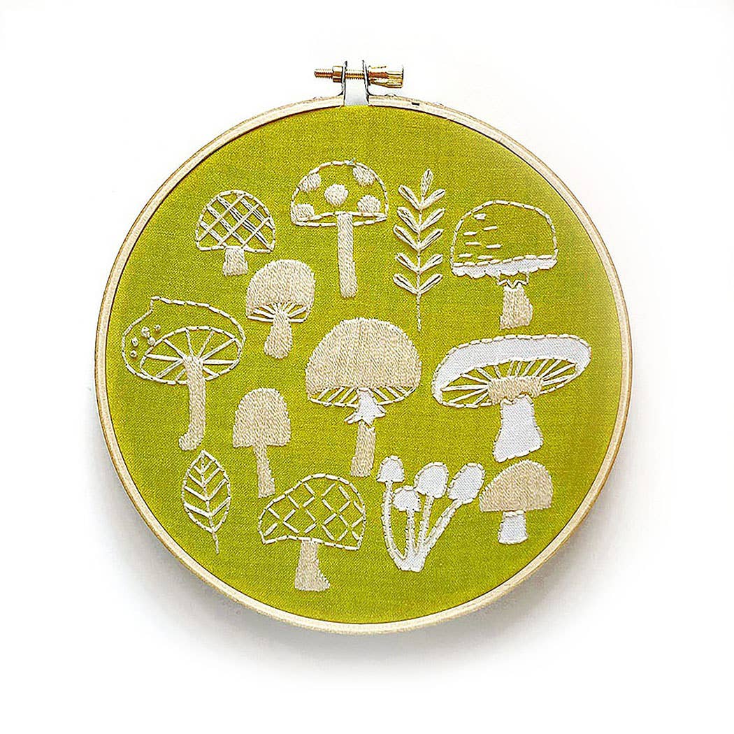 Mushrooms Embroidery Kit - Rikrack