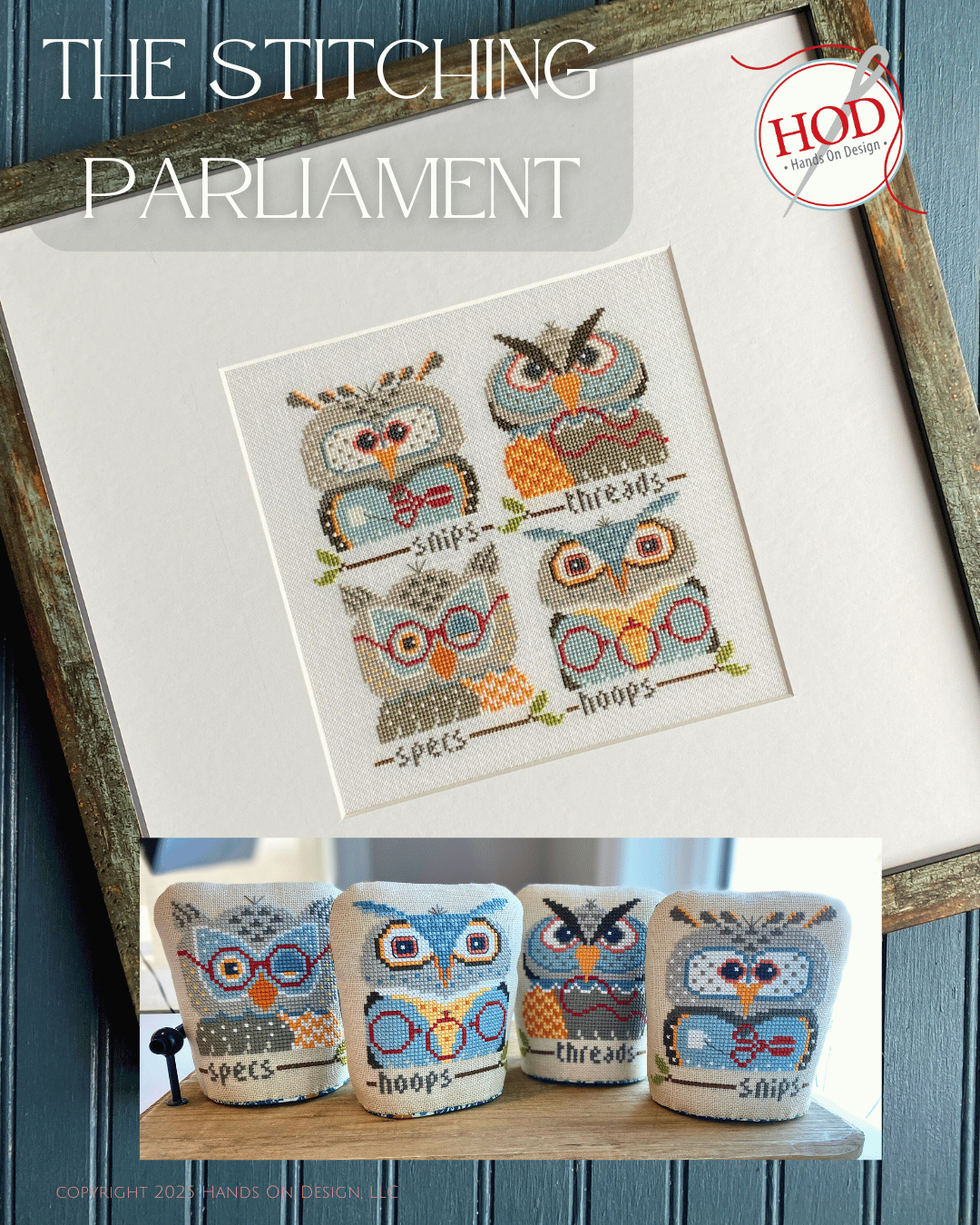 The Stitching Parliament - Hands On Design [Nashville 2025 Release] - Cross Stitch Pattern