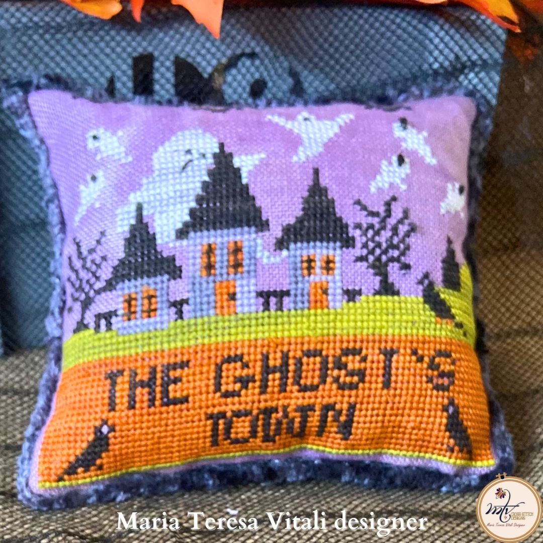 The Ghost's Town + linen - MTV Designs - Cross Stitch Pattern [Needlework Marketplace 2024]