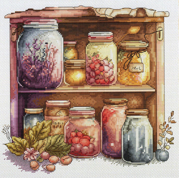 Rustic Kitchen (Seasonal Collection) - Les Petites Croix de Lucie - Cross Stitch Pattern