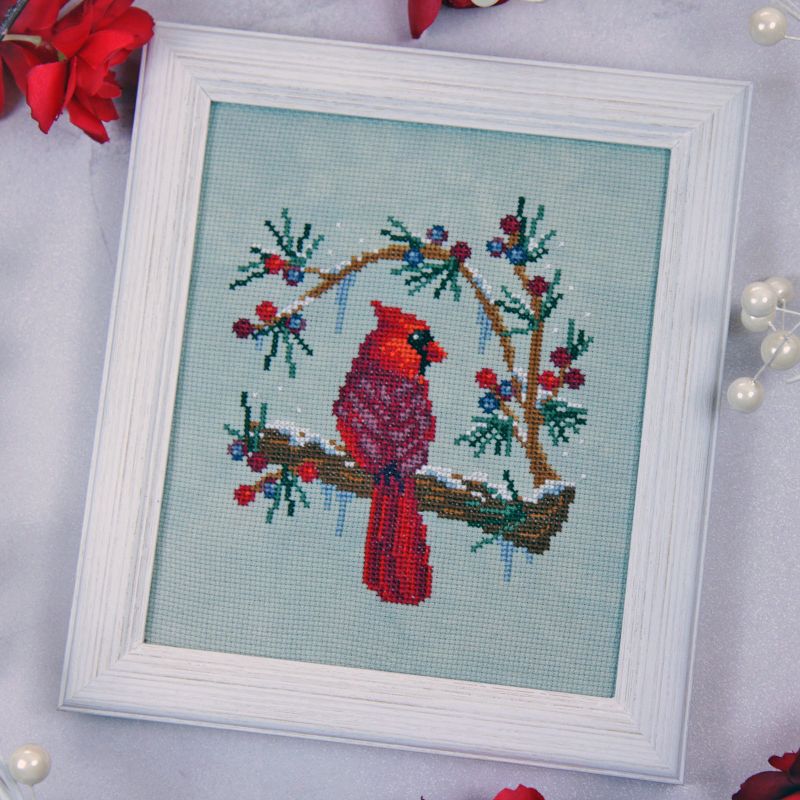 Winter's Cardinal - The Stitch Crypt - Cross Stitch Pattern [Needlework Marketplace 2026]