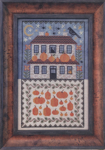 The Pumpkin House - Hello from Liz Mathews - Cross Stitch Pattern