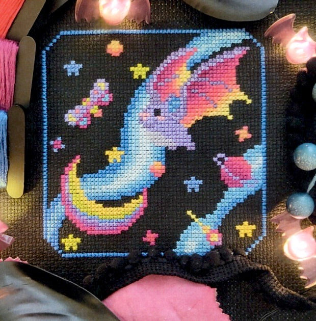 Neon Nocturne - BAD Stitch - Cross Stitch Pattern