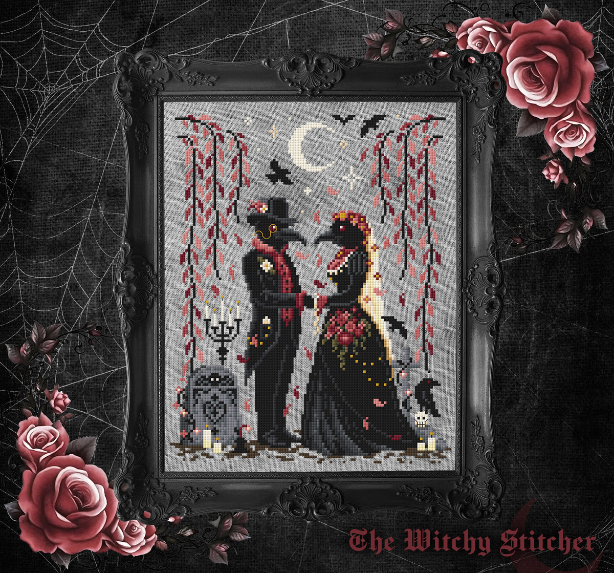 A Graveyard Union - The Witchy Stitcher - Cross Stitch Pattern