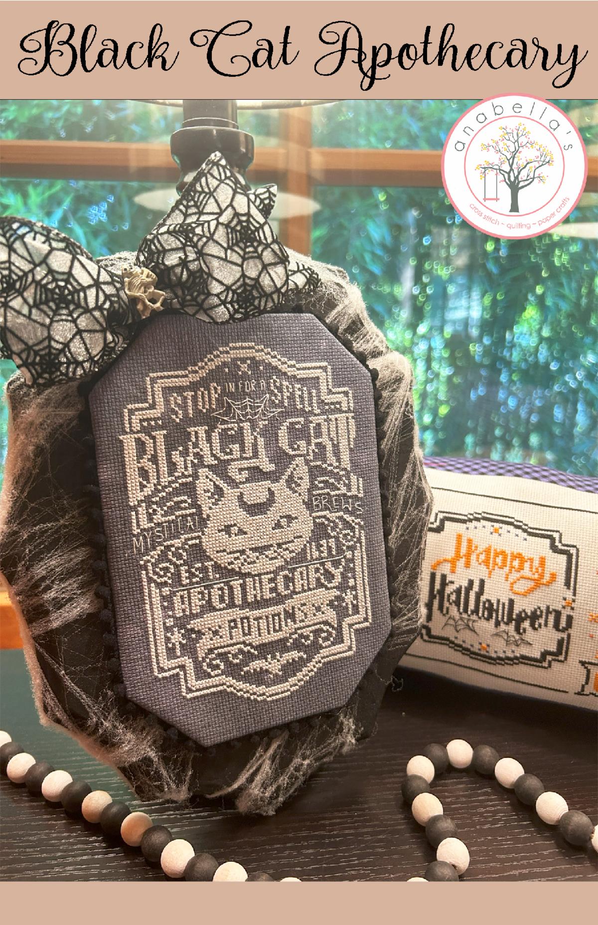 Black Cat Apothecary - Anabella's - Cross Stitch Pattern