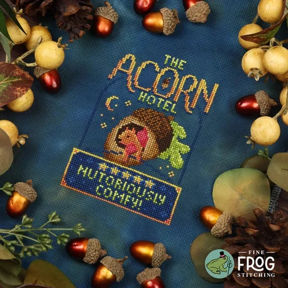 Acorn Hotel - Fine Frog Stitching - Cross Stitch Pattern