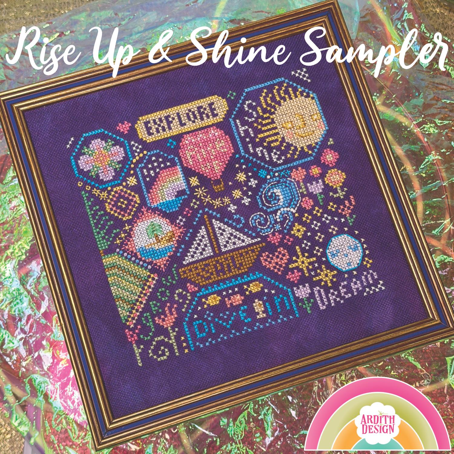 Rise Up & Shine Sampler - Ardith Design - Cross Stitch Pattern [Nashville 2026]