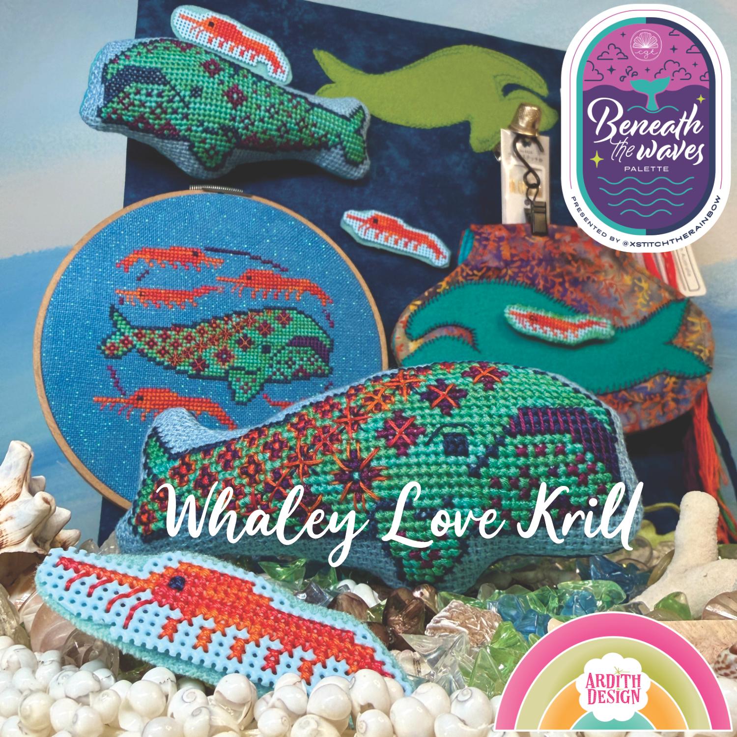Whaley Love Krill (Beneath the Waves) - Ardith Design - Cross Stitch Pattern [Nashville 2026]