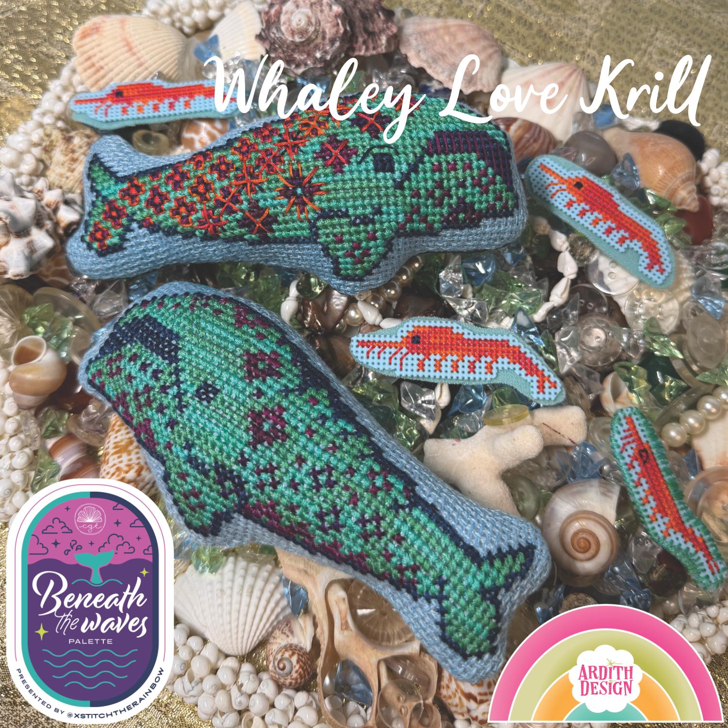 Whaley Love Krill (Beneath the Waves) - Ardith Design - Cross Stitch Pattern [Nashville 2026]