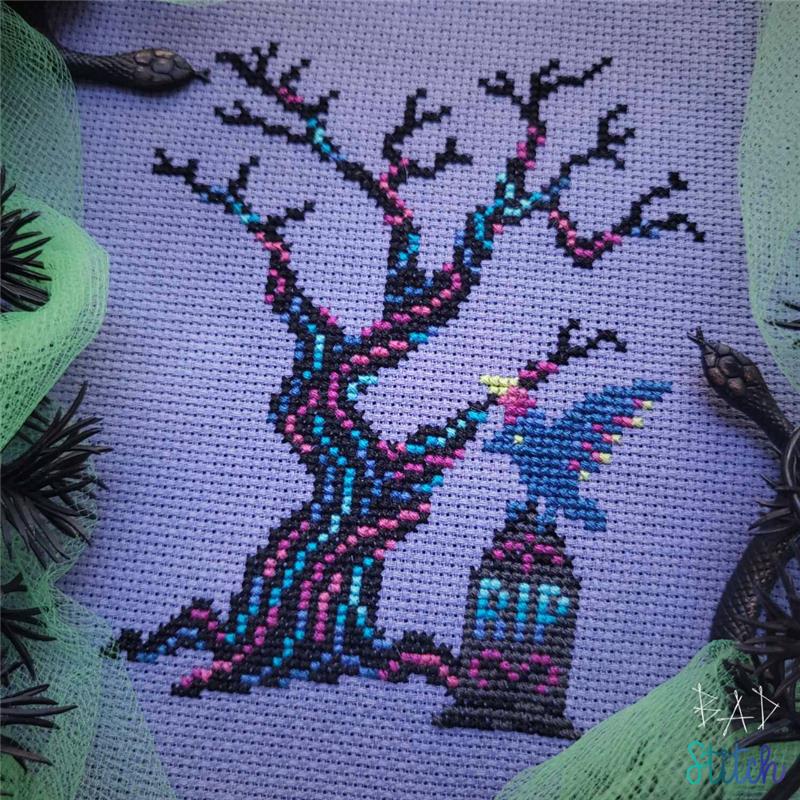 Electric Elegy - BAD Stitch - Cross Stitch Pattern