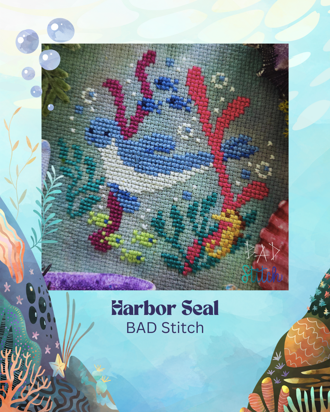 Spellbound Stitches Vol 4: Under The Sea - Cross Stitch Pattern [Needlework Marketplace 2025]