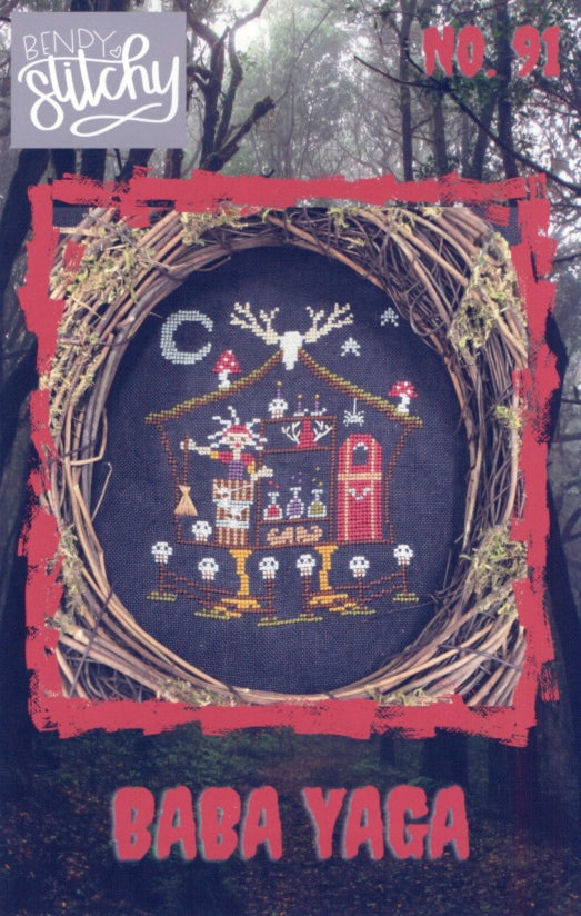Baba Yaga (Design No. 91) - Bendy Stitchy Designs - Cross Stitch Pattern