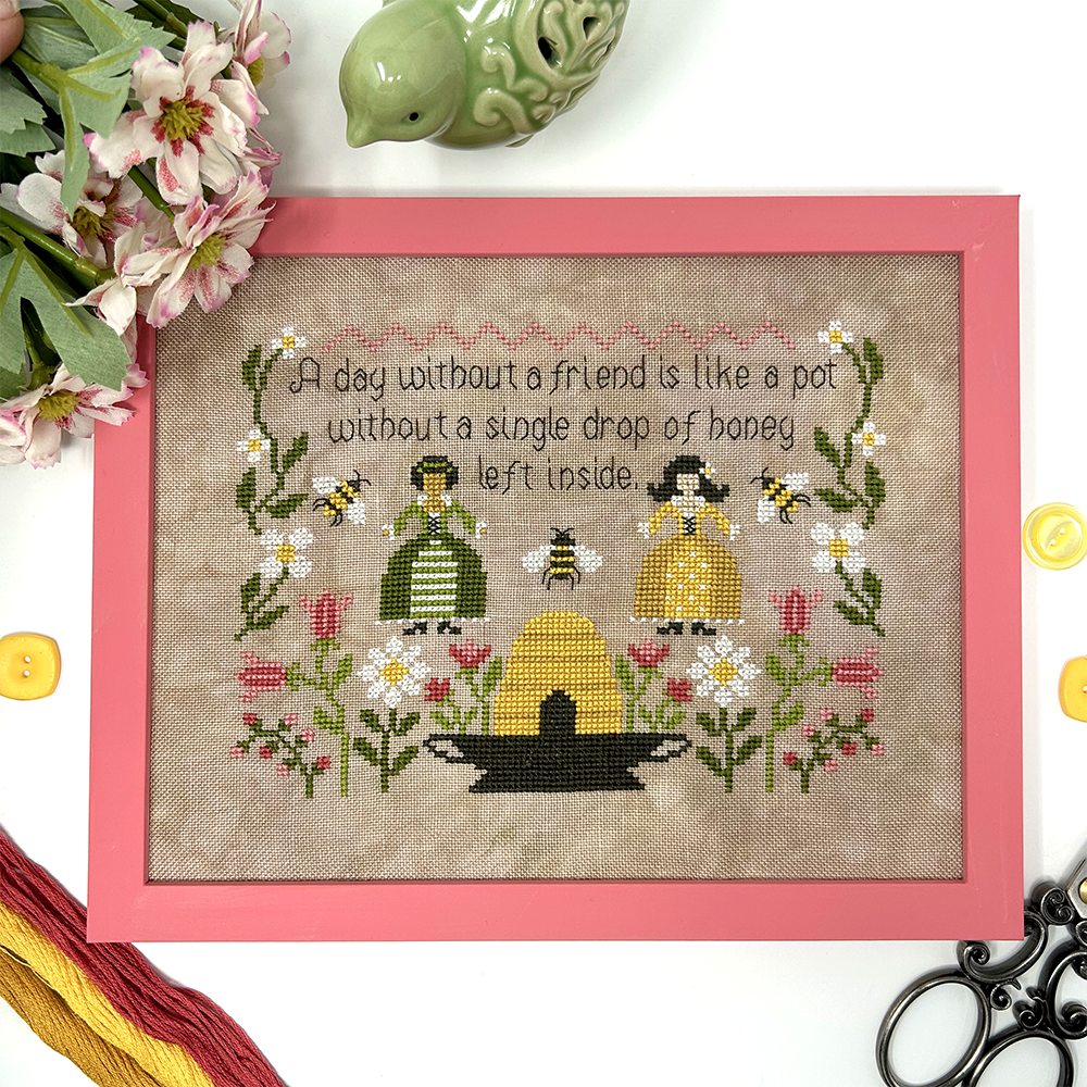 We Should BEE Friends - Tiny Modernist - Cross Stitch Pattern [Nashville 2024 Exclusive]