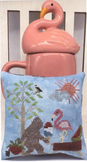 Bigfoot in Summer - SamBrie Stitches Designs - Cross Stitch Pattern