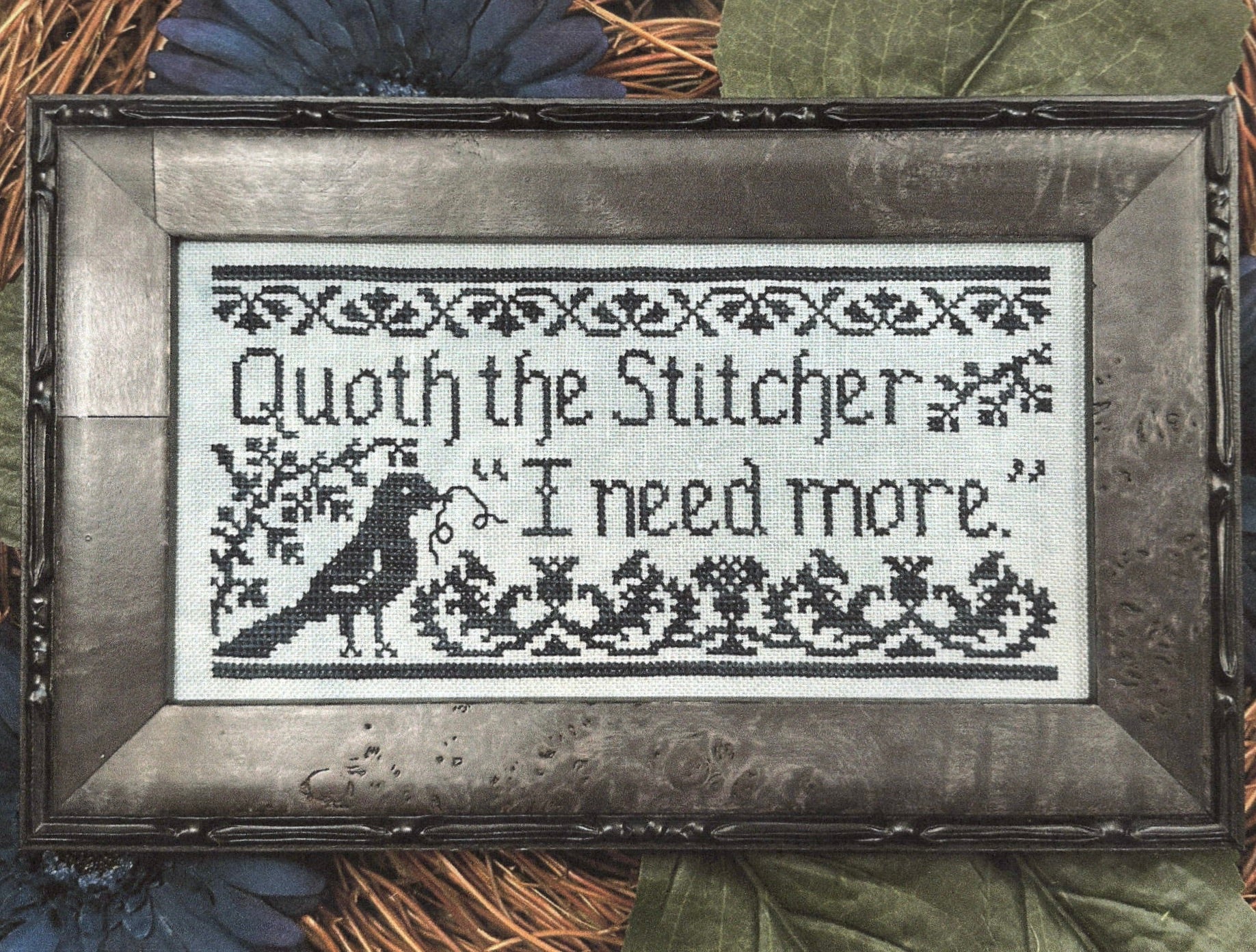Quoth the Stitcher - My Big Toe - Cross Stitch Pattern