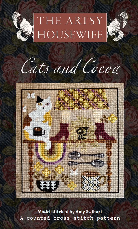 Cats and Cocoa - The Artsy Housewife - Cross Stitch Pattern [Needlework Marketplace 2025]