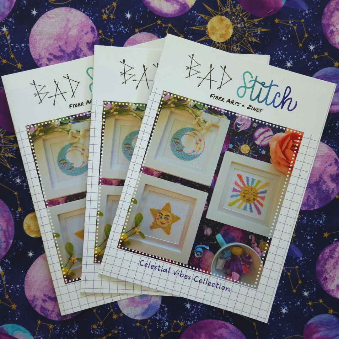 Celestial Vibes Booklet - BADStitch - Cross Stitch Pattern [Needlework Marketplace 2025]