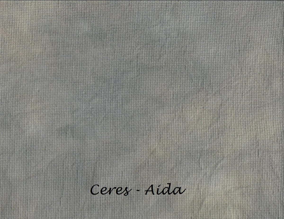 "Ceres" Hand Dyed Cross Stitch Fabric - Under the Sea Fabrics
