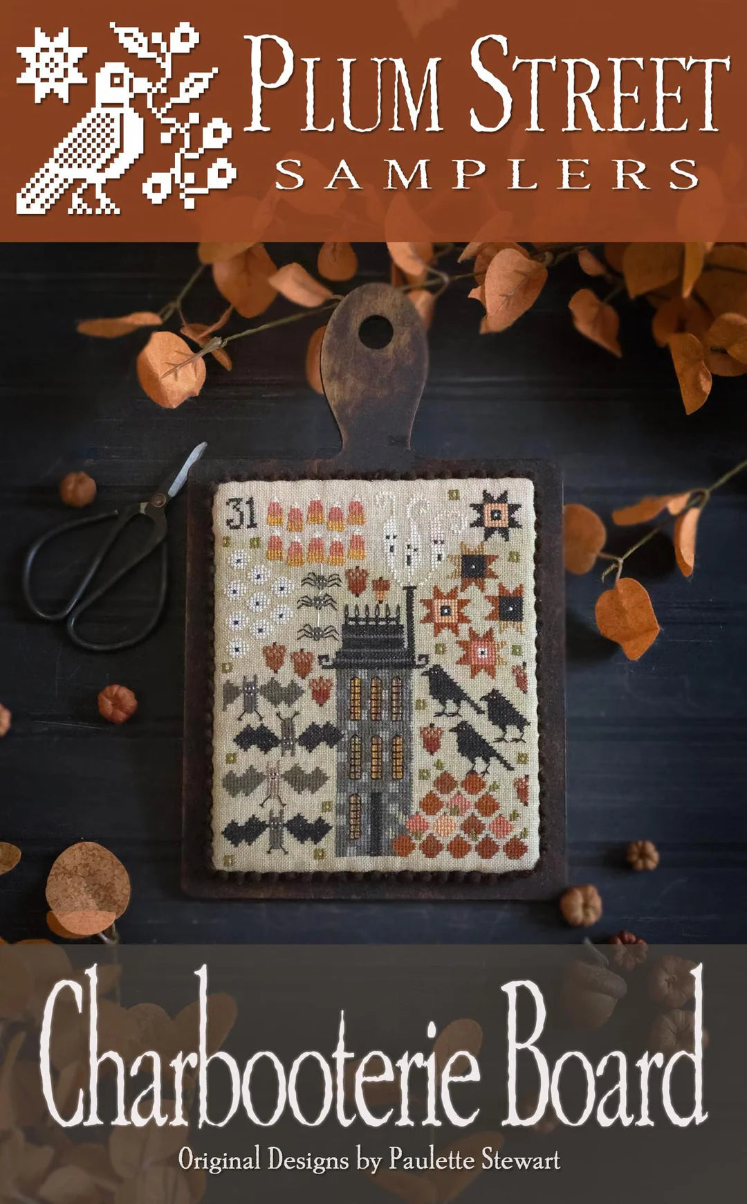 Charbooterie Board - Plum Street Samplers - Cross Stitch Pattern