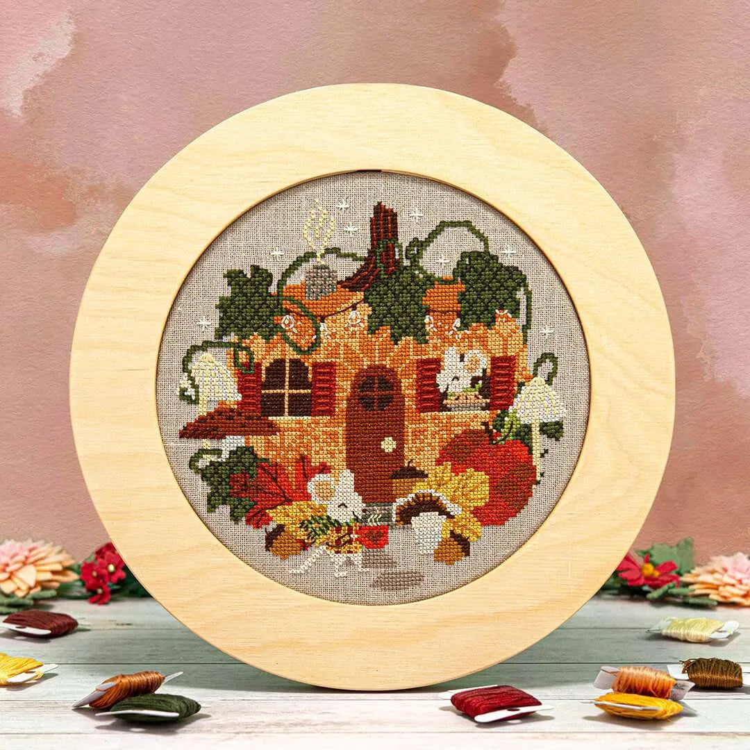 Cozy Little Cottage - Counting Puddles - Cross Stitch Pattern