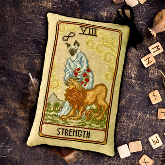 Cat Tarot VIII: Strength - Dirty Annie's - Cross Stitch Pattern