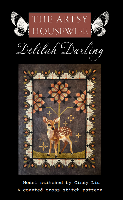 Delilah Darling - The Artsy Housewife - Cross Stitch Pattern [Needlework Marketplace 2026]