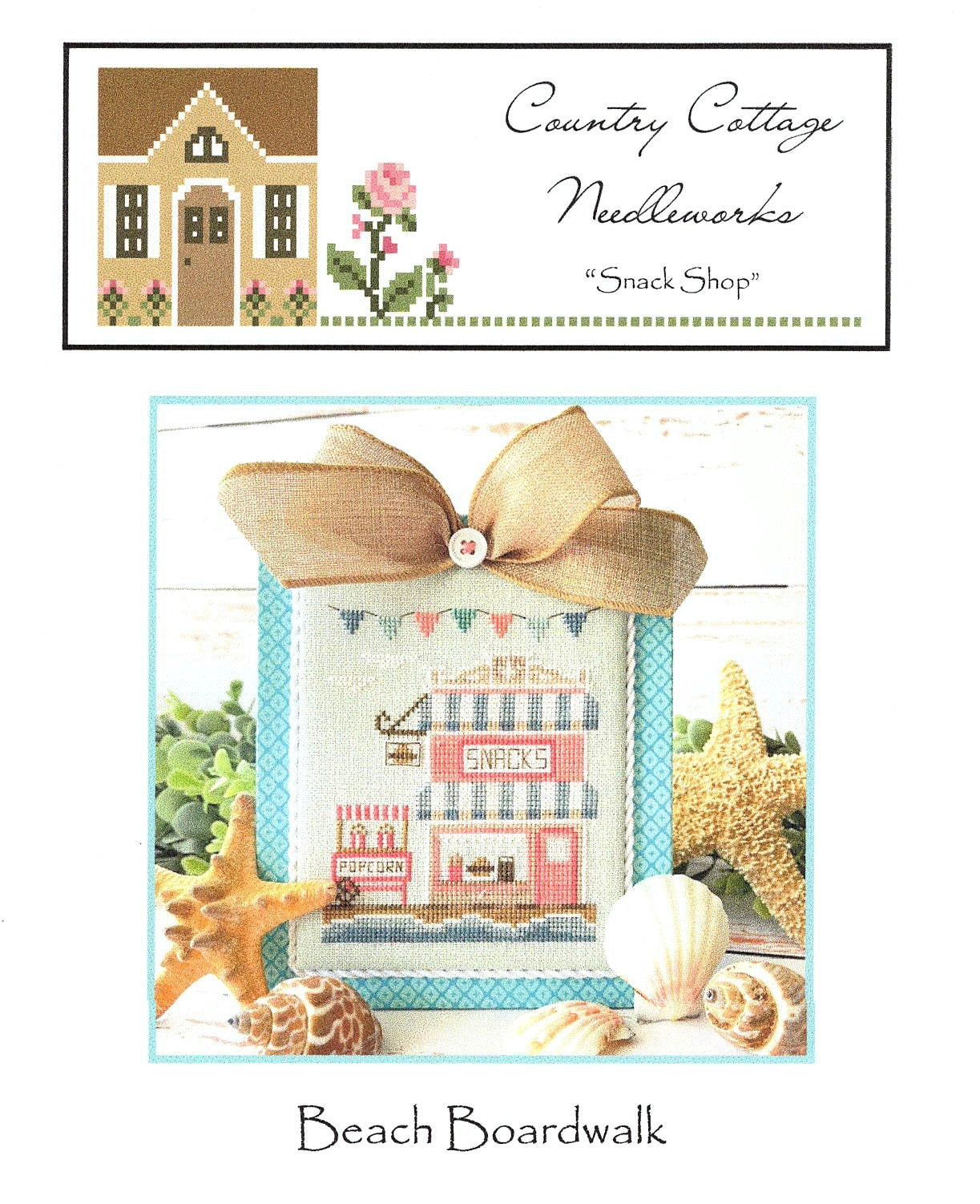 Snack Shop (Beach Boardwalk #7) - Country Cottage Needleworks - Cross Stitch Pattern