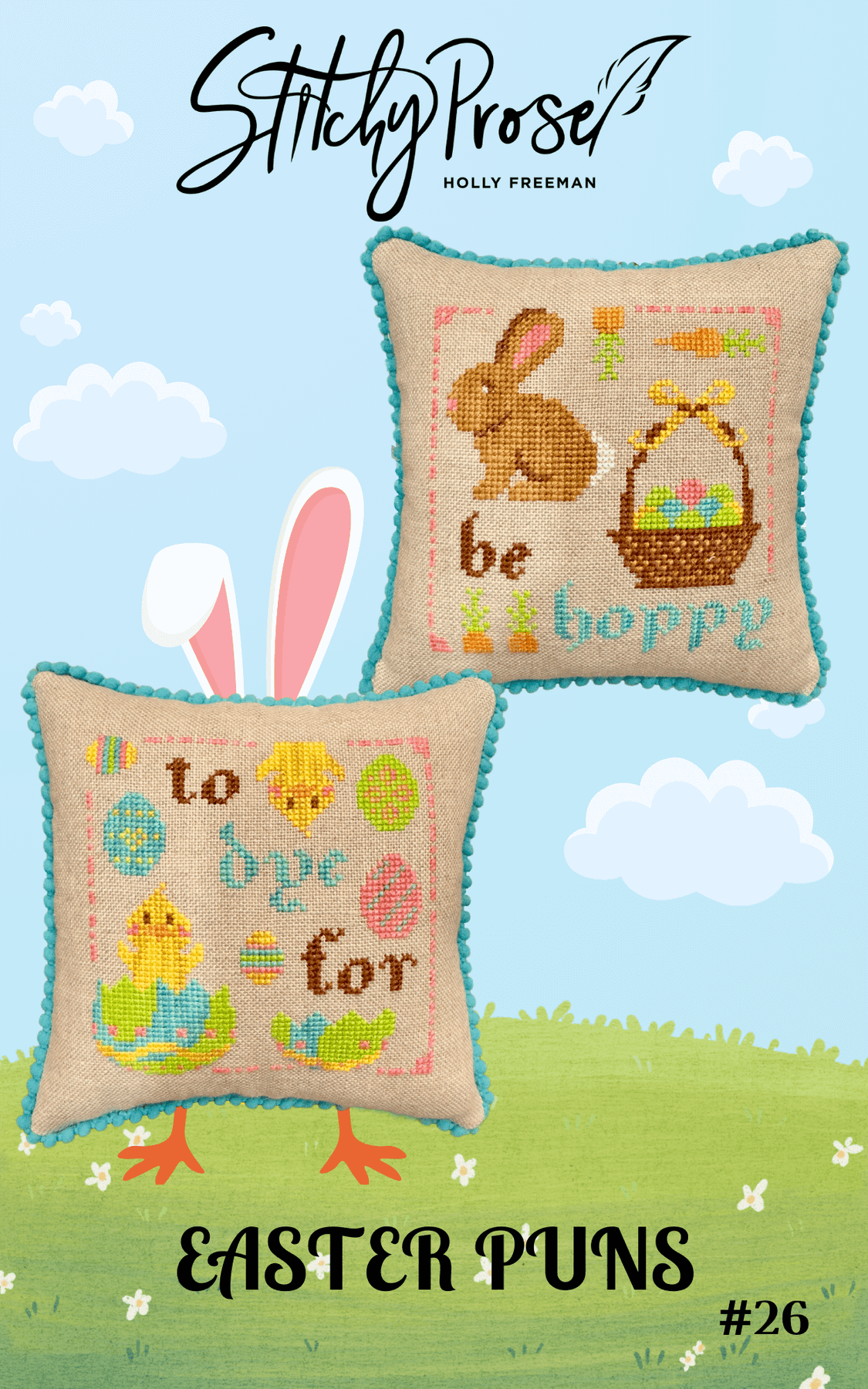 Easter Puns - Stitchy Prose - Cross Stitch Pattern [Needlework Marketplace 2024 Exclusive]