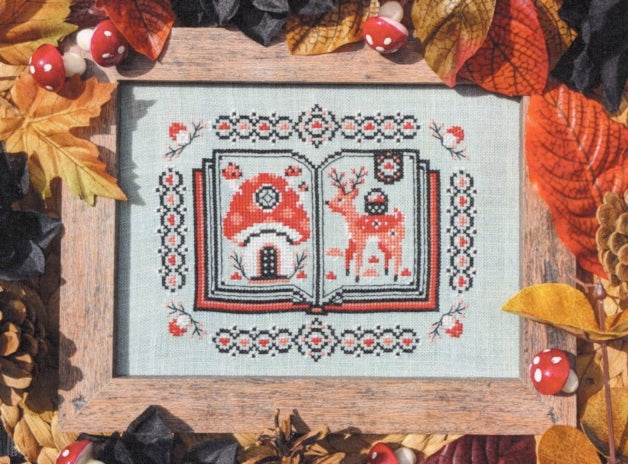 Book of Fabled Fungi - Haunted Frames - Cross Stitch Pattern