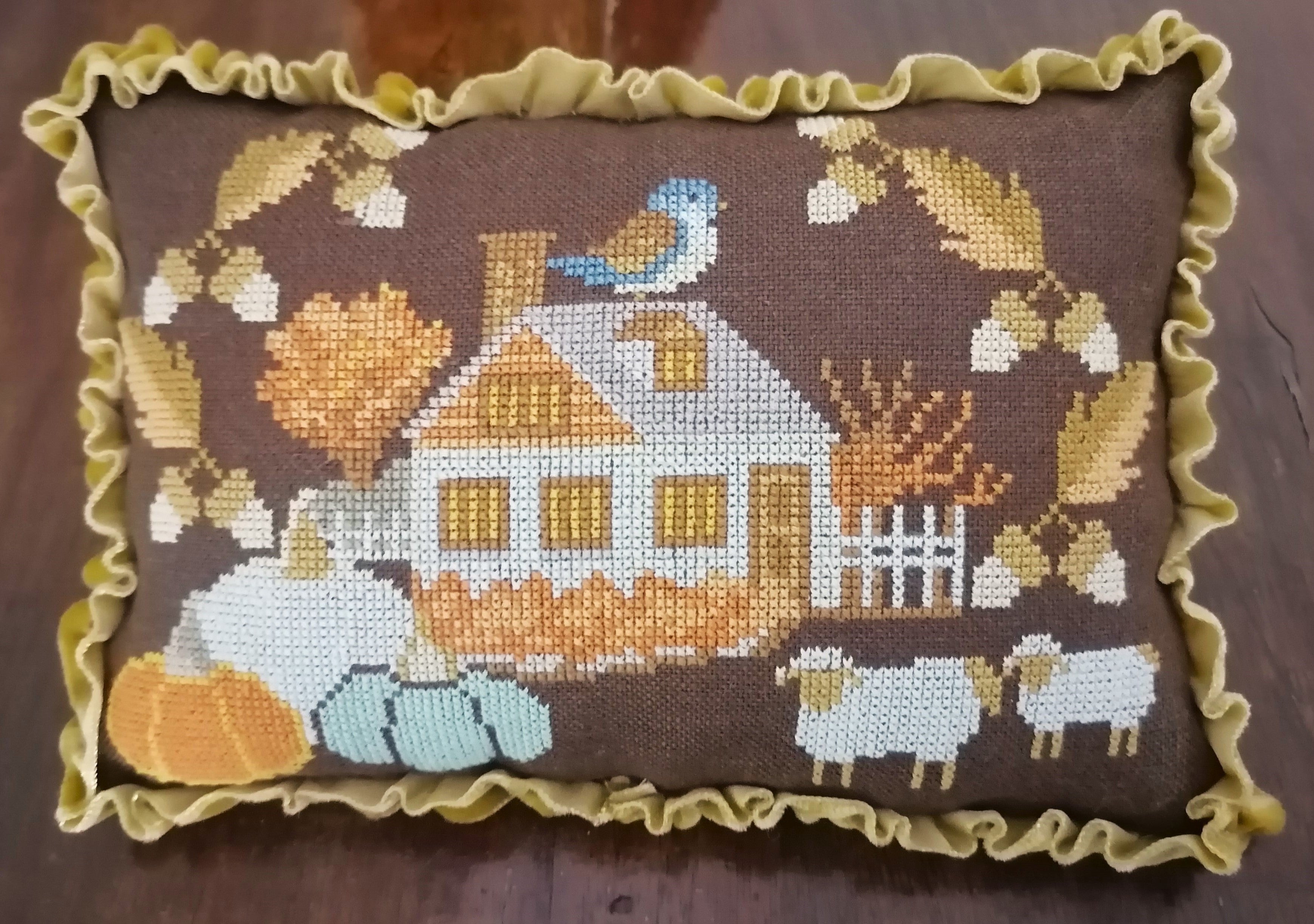 fall pattern - chesed cottage crafts | svg files |... Fall Cottage - Cross Stitch Pattern – The Starlight Stitchery