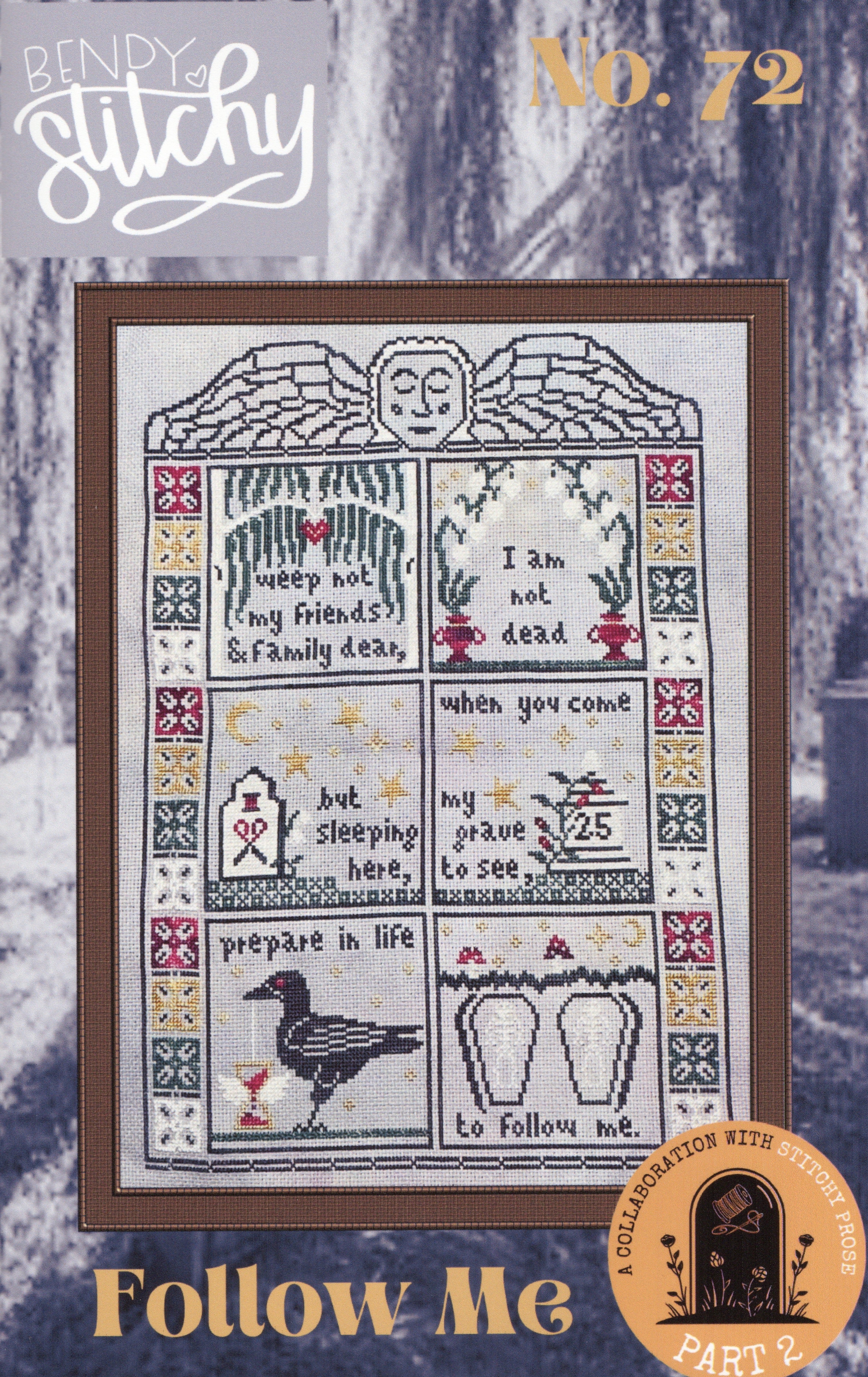 Follow Me Part 2 (Design No. 72) - Bendy Stitchy Designs - Cross Stitch Pattern